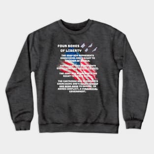 Four Boxes of Liberty Crewneck Sweatshirt